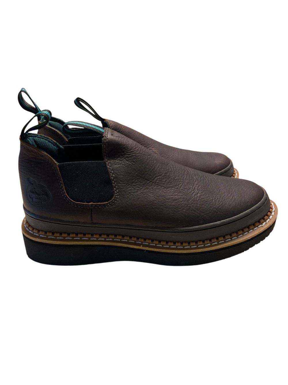 Georgia Boot Shoes Mens Size 10W Wide Georgia Giant Romeo Work Leather Brown
Exc